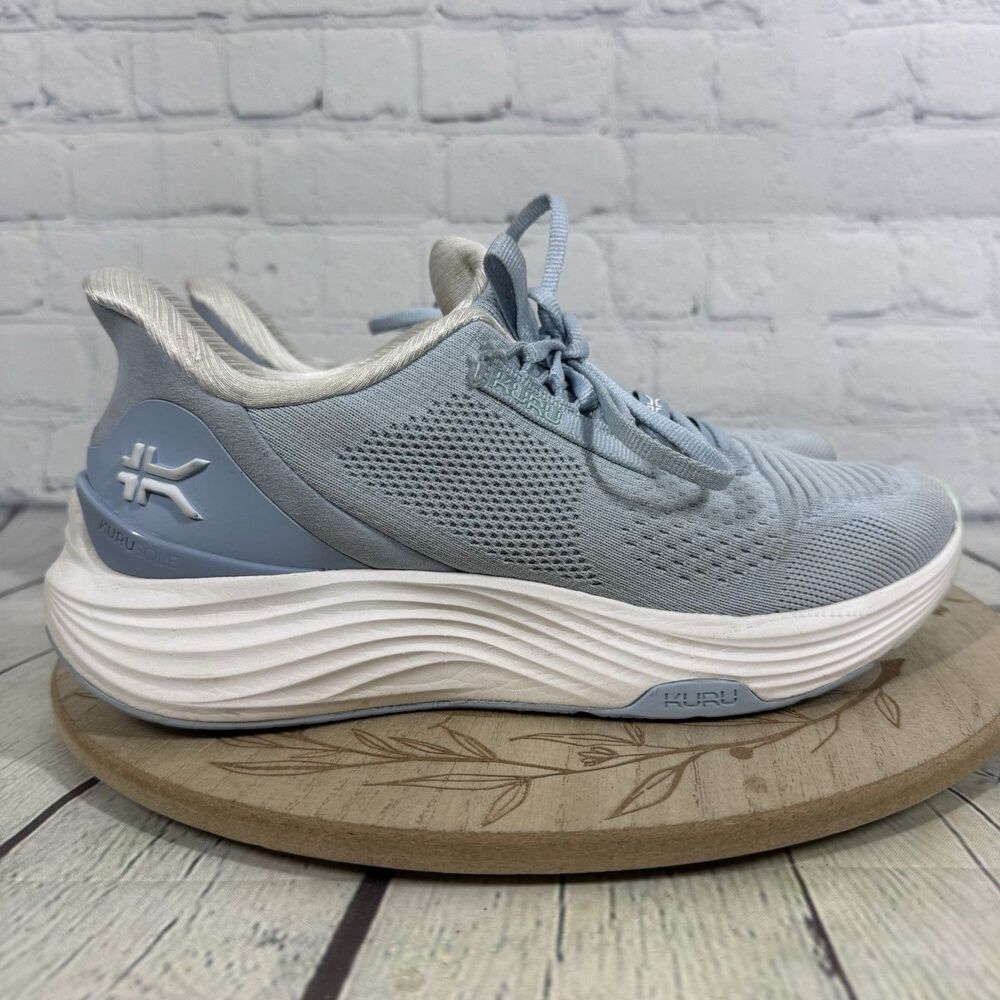 Kuru Atom 2 Womens 8 M Blue Walking Shoes Comfort Cushioned Athletic Sneakers - Picture 2 of 14
